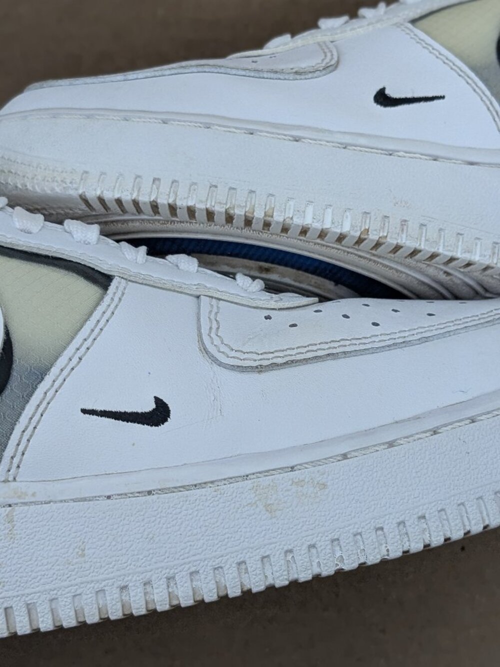 Nike Air Force 1 React 'White Light Photo Blue' DH7615-101 Men's Shoes Size 8 . - Picture 12 of 14